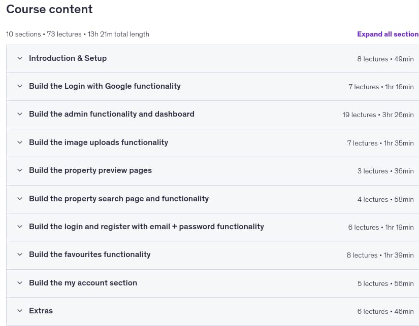 Course topics · Next.js 15 & Firebase 2026-7