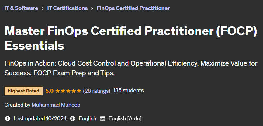 Pictures · Udemy — Master FinOps Certified Practitioner (FOCP) Essentials 2024-10