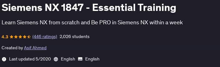 Pictures · Udemy — Siemens NX 1847 – Essential Training 2020-5