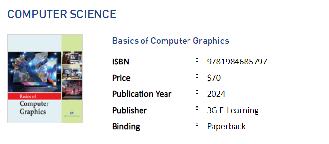 Pictures · 3G E-learning — Basics of Computer Graphics 2024