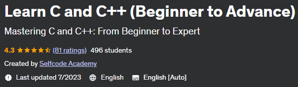 Pictures · Udemy — Learn C and C++ (Beginner to Advance) 2023-4