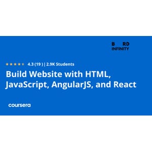 Coursera — Build Website with HTML, JavaScript, AngularJS, and React Specialization 2025-1