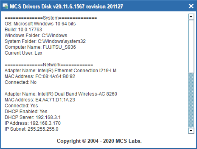 Pictures · MCS Drivers Disk 2024 v24.11.20.2176