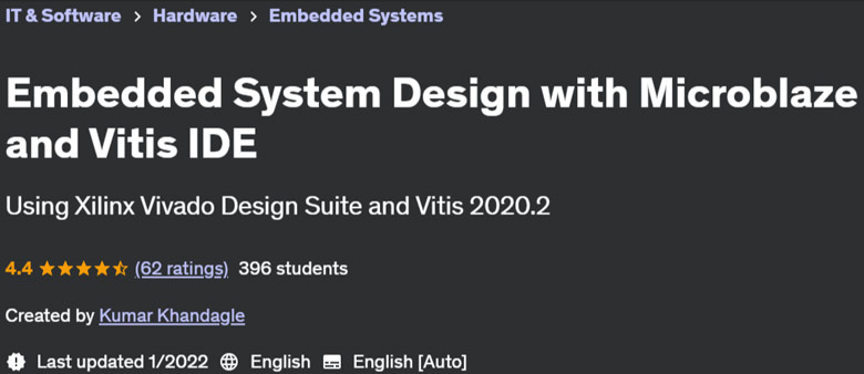 Pictures · Udemy — Embedded System Design with Microblaze and Vitis IDE 2022-1