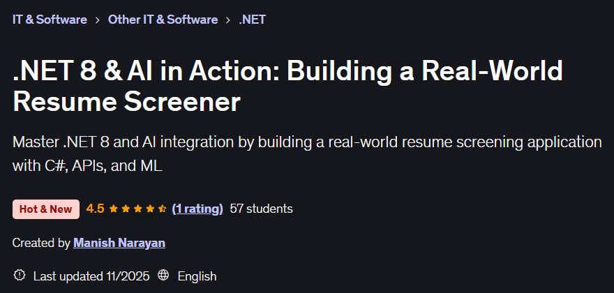 الصور · .NET 8 & AI في العمل: بناء شاشة إعادة توجيه العالم الحقيقي 2025-11