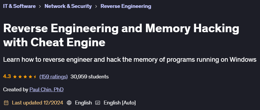 Pictures · Reverse Engineering and Memory Hacking with Cheat Engine 2021-2