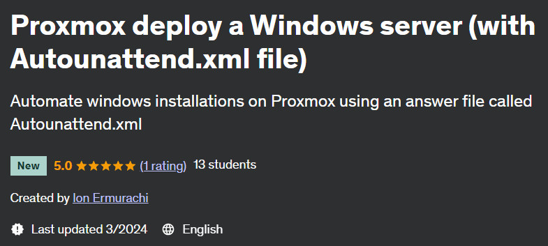 Pictures · Udemy — Proxmox deploy a Windows server (with Autounattend.xml file) 2024-3