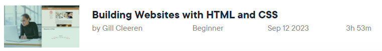 Pictures · Pluralsight — Building Websites with HTML and CSS 2023-9