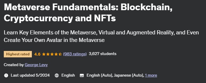 Pictures · Udemy — Metaverse Fundamentals: Blockchain, Cryptocurrency and NFTs 2022-2