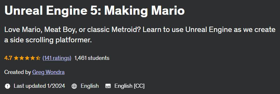 Pictures · Udemy — Unreal Engine 5: Making Mario 2023-12
