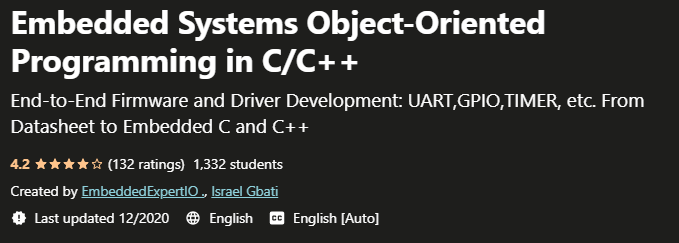 Pictures · Udemy — Embedded Systems Object-Oriented Programming in C/C++ 2020-10