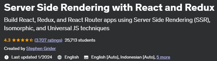 Pictures · Udemy — Server Side Rendering with React and Redux 2023-7/2024-10