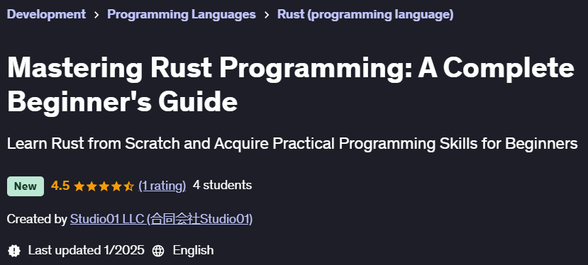 Pictures · Udemy — Mastering Rust Programming: A Complete Beginner’s Guide 2025-1