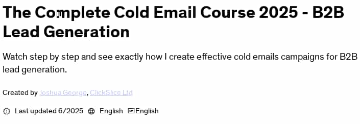 Pictures · Udemy — The Complete Cold Email Course 2025 – B2B Lead Generation 2025-6