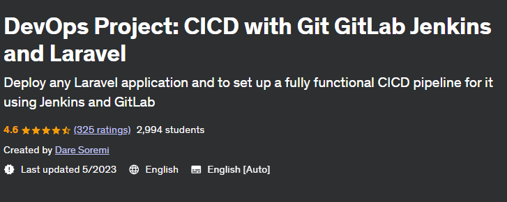 Pictures · Udemy — DevOps Project: CICD with Git GitLab Jenkins and Laravel 2021-5