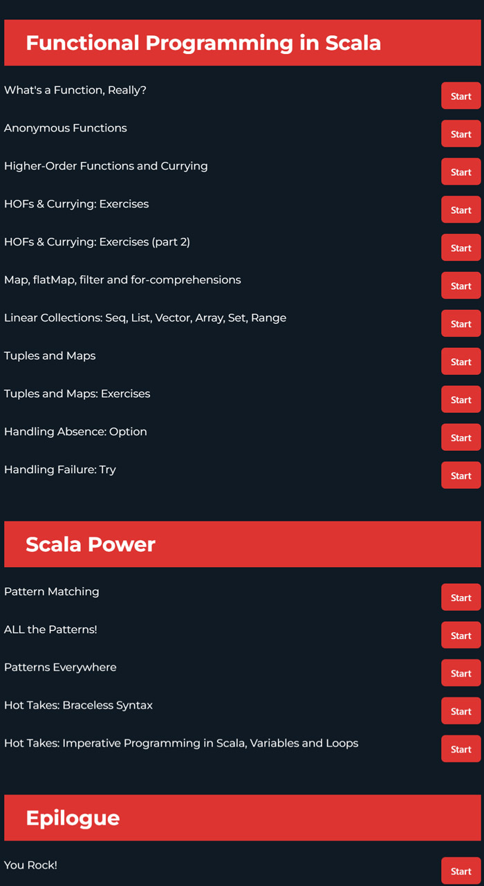 Course topics · RocktheJVM – Scala 3 & Functional Programming Essentials 2022-12