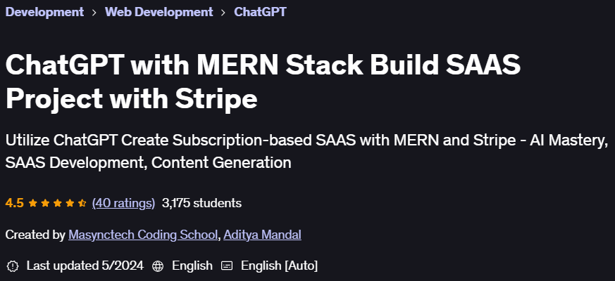 Pictures · Udemy — ChatGPT with MERN Stack Build SAAS Project with Stripe 2024-5