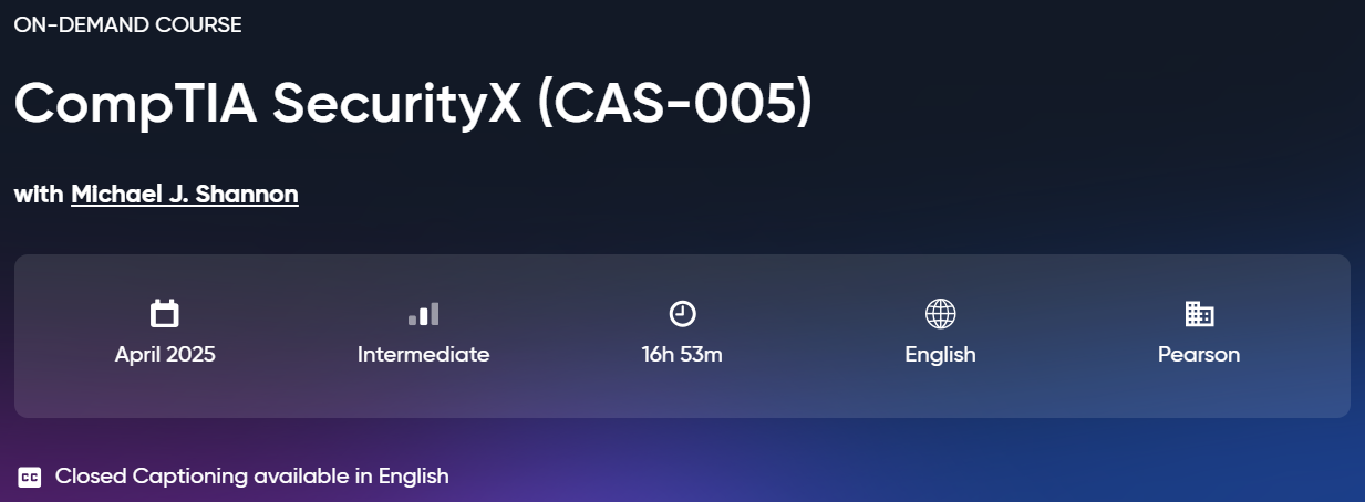 Bilder · Oreilly – CompTIA SicherheitX (CAS-005) 2025-4