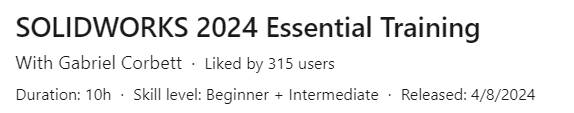 Pictures · SOLIDWORKS 2024 Essential Training 2024-4