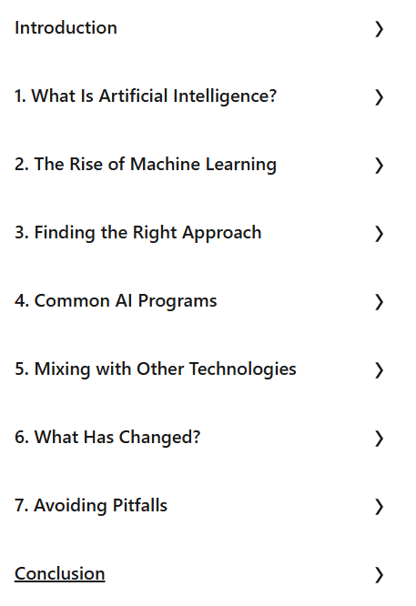 Course topics · Artificial Intelligence Foundations: Thinking Machines 2023-10