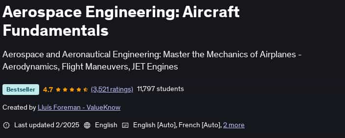 Pictures · Udemy — Aerospace Engineering: Aircraft Fundamentals 2025-2