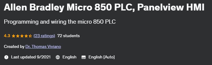 Pictures · Udemy — Allen Bradley Micro 850 PLC, Panelview HMI 2021-7