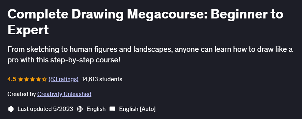 Pictures · Udemy — Complete Drawing Megacourse: Beginner to Expert 2023-5