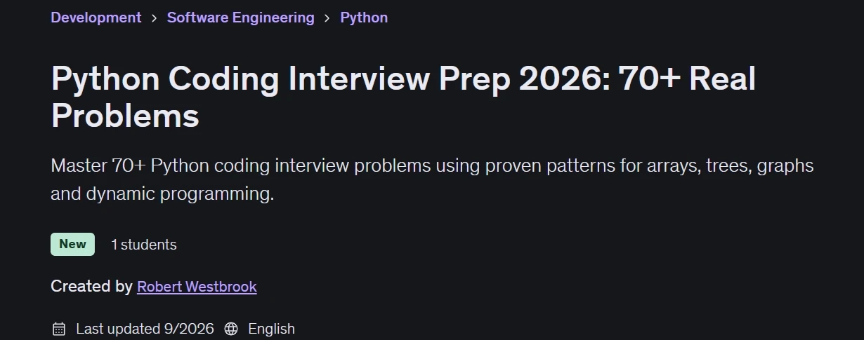 Pictures · Python Coding Interview Prep 2026: 70+ Real Problems 2026-9