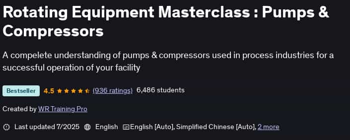 Pictures · Udemy — Rotating Equipment Masterclass : Pumps & Compressors 2025-7
