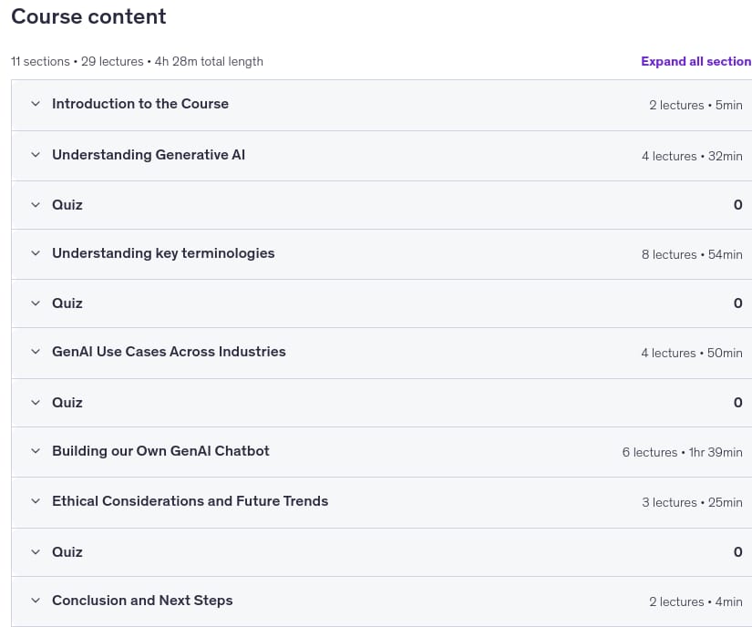 Course topics · Generative AI for Beginners 2026-9