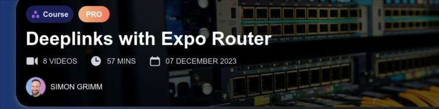 Pictures · Galaxies.dev — Deeplinks with Expo Router 2023-12