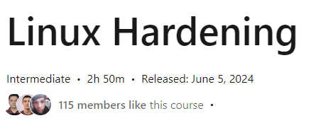 Pictures · LinkedIn — Linux Hardening 2024-6
