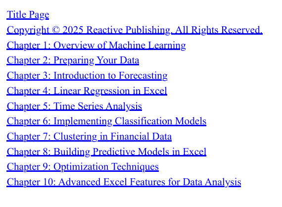 Bilder · Reaktive – Machine Learning für Excel 2025
