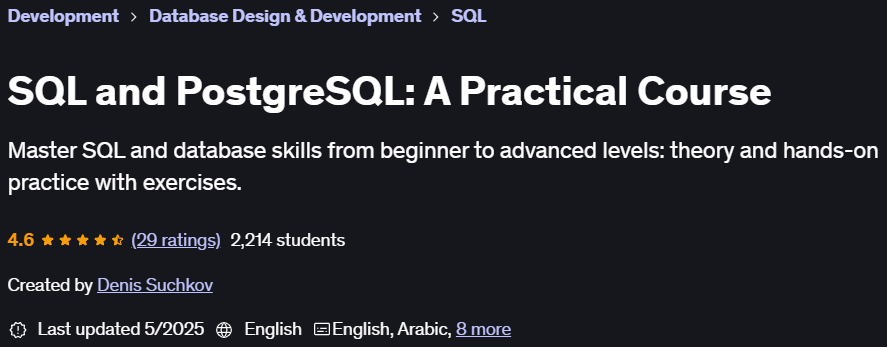 Pictures · SQL and PostgreSQL: A Practical Course 2025-3