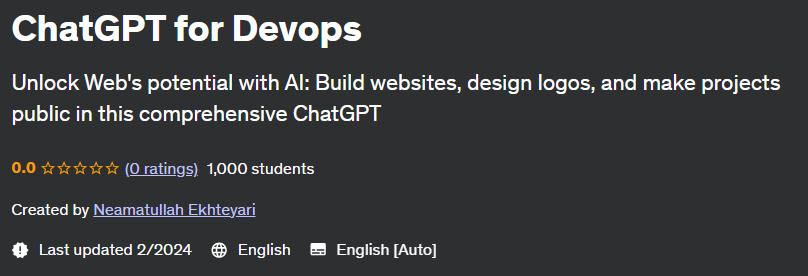 Pictures · ChatGPT for Devops 2024-2