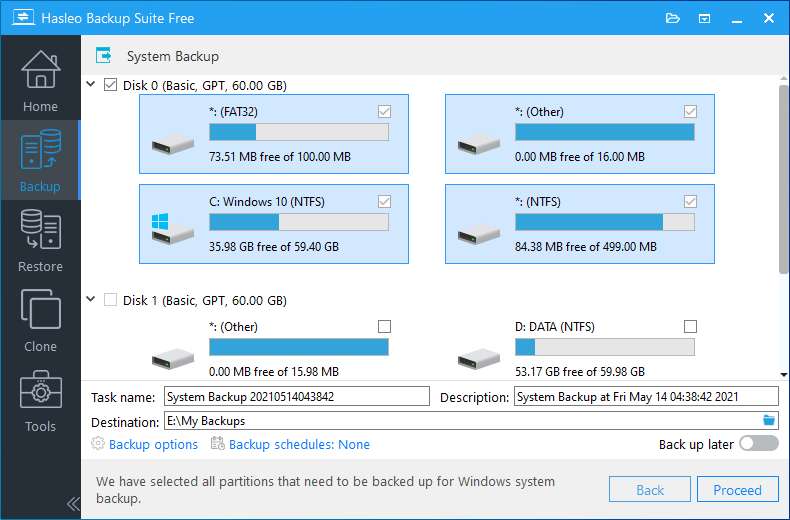 Pictures · Hasleo Backup Suite v5.9.2.4 + WinPE