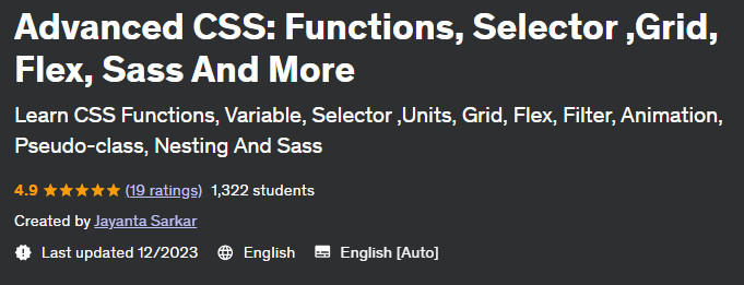 Pictures · Udemy — Advanced CSS: Functions, Selector ,Grid, Flex, Sass And More 2023-8