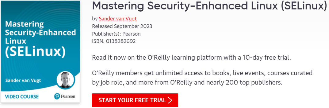 Pictures · Oreilly — Mastering Security-Enhanced Linux (SELinux) 2023-8