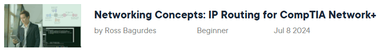 Pictures · Pluralsight — Networking Concepts: IP Routing for CompTIA Network+ 2024-8