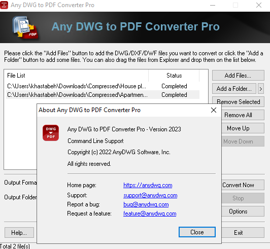 Pictures · Any DWG to PDF Converter Pro 2023.0