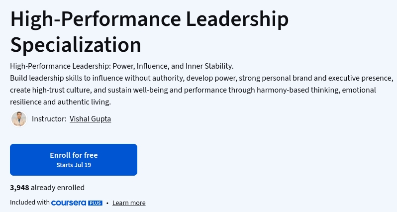 Pictures · High-Performance Leadership Specialization 2026-7
