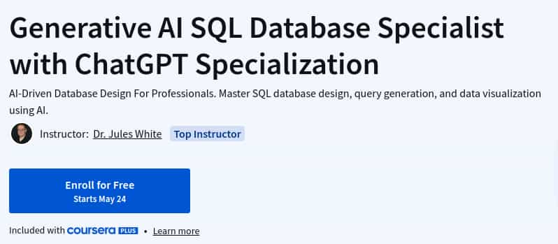 Pictures · Generative AI SQL Database Specialist with ChatGPT Specialization 2025-5