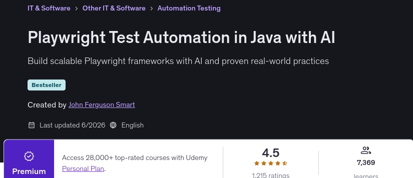 Bilder · Playwright Test Automation in Java mit AI 2026-6