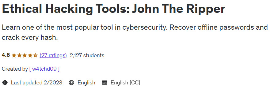 Pictures · Ethical Hacking Tools: John The Ripper 2023-2