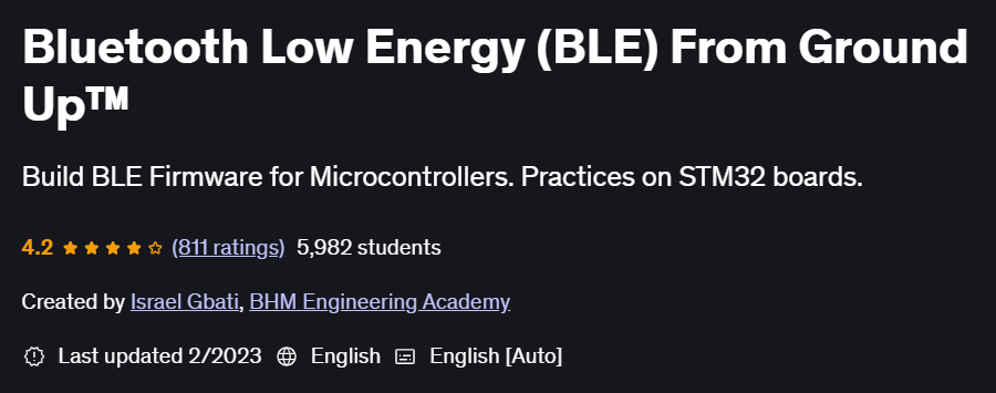 Pictures · Udemy — Bluetooth Low Energy (BLE) From Ground Up™ 2023-2