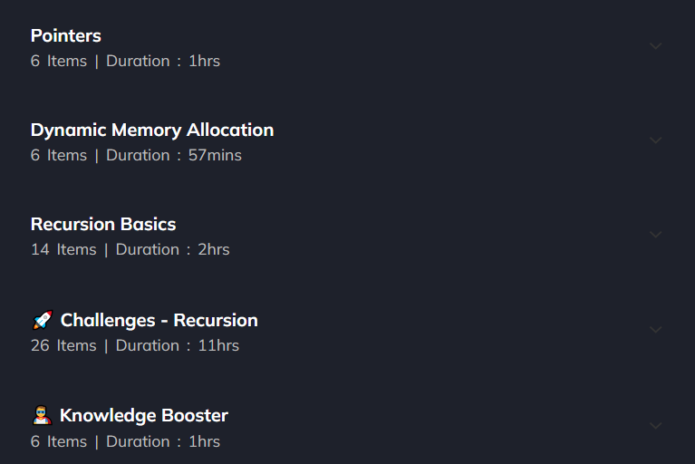 Course topics · Coding Blocks — C++ Fundamentals 2024-6