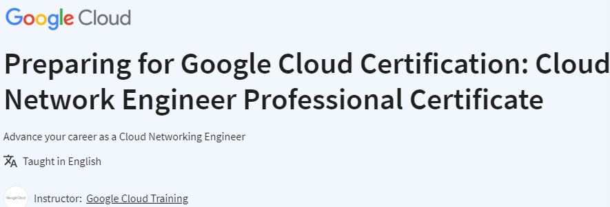 Pictures · Preparing for Google Cloud Certification: Cloud Network Engineer Professional Certificate 2024-2