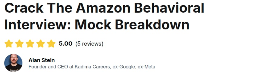 Pictures · Jointaro — Crack The Amazon Behavioral Interview: Mock Breakdown 2025-5