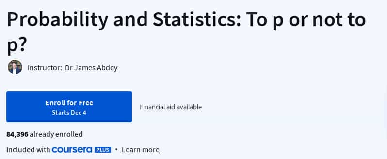 Pictures · Coursera — Probability and Statistics: To p or not to p? 2024-12