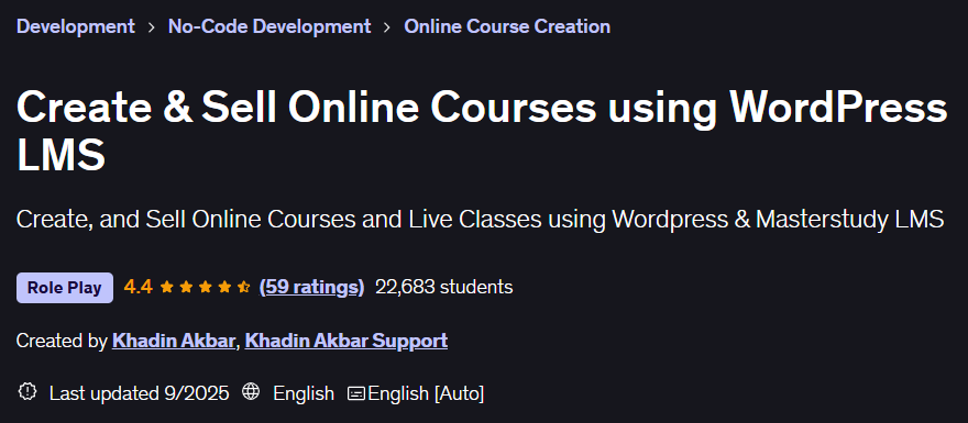 الصور · إنشاء وبيع الدورات عبر الإنترنت باستخدام WordPress LMS 2023-12